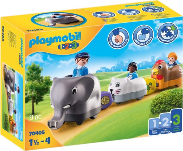 פליימוביל לפעוטות - רכבת חיות - 70405